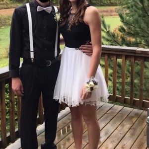Black and white homecoming dress Size 7